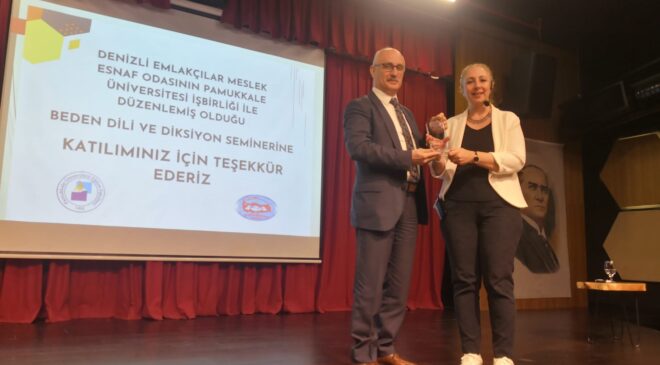 EMLAKÇILAR ODASI’NDAN DİKSİYON SEMİNERİ