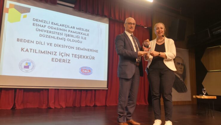 EMLAKÇILAR ODASI’NDAN DİKSİYON SEMİNERİ