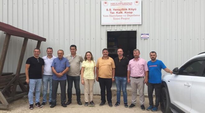 ÖZDEMİR’DEN YENİÇİFTLİK KOOPERATİFİNE ZİYARET