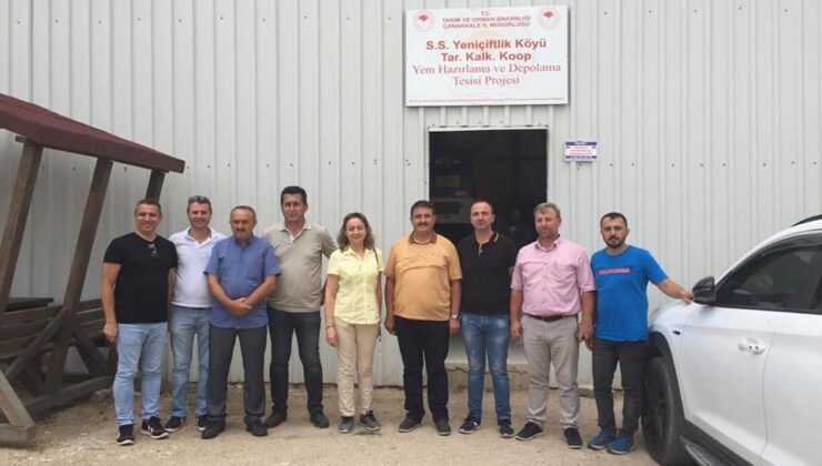 ÖZDEMİR’DEN YENİÇİFTLİK KOOPERATİFİNE ZİYARET