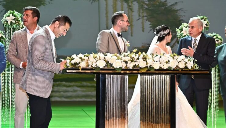 GÖRKEMLİ TÖRENLE DÜNYA EVİNE GİRDİLER