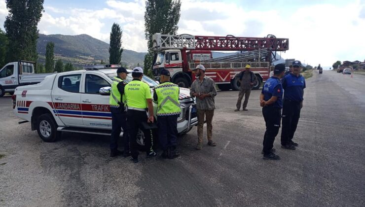 ÇAMELİ’DE TRAFİK DENETLEMESİ GERÇEKLEŞTİRİLDİ