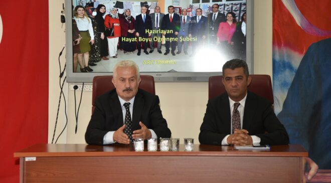DENİZLİ’DE HAYAT BOYU ÖĞRENME ÇALIŞMALARI DEĞERLENDİRİLDİ