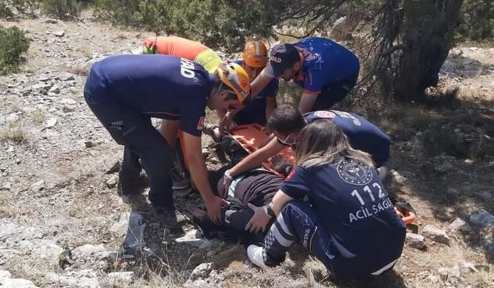 YAMAÇ PARAŞÜTÜ YAPARKEN DÜŞTÜ