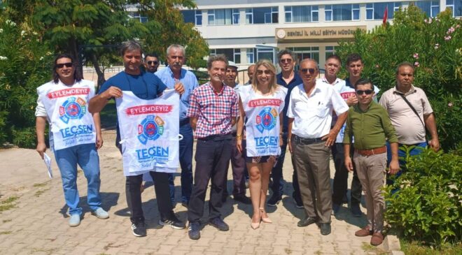 EĞİTİM ÇALIŞANLARI İŞ BIRAKTI