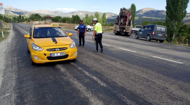 ÇAMELİ’NDE TAŞIMACILIK YAPAN ARAÇLARA SIKI DENETİM