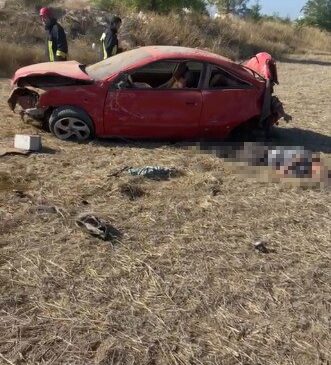 ÇAL’DA KAZA: 1 ÖLÜ, 2 YARALI