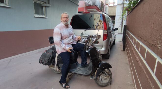 Hırsızın beğenerek çaldığı motosiklet bulundu