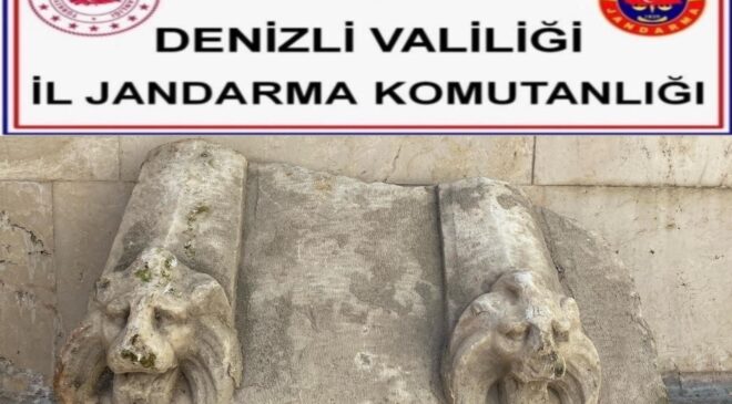 ROMA DÖNEMİNE AİT MEZAR TAŞI ELE GEÇİRİLDİ