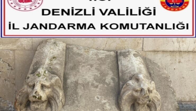 ROMA DÖNEMİNE AİT MEZAR TAŞI ELE GEÇİRİLDİ
