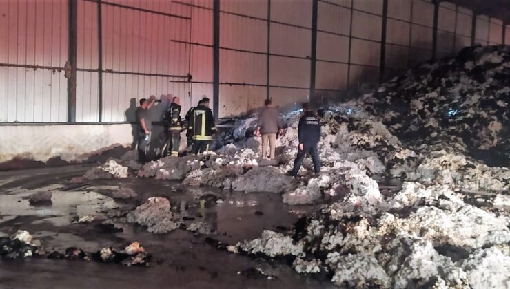 45 TON PAMUK KÜL OLDU