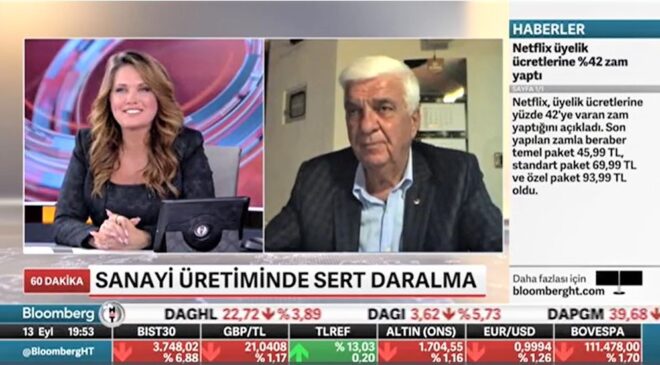 SANAYİ ENDEKSİNİN DÜŞÜŞÜ DÜŞÜNDÜRÜYOR