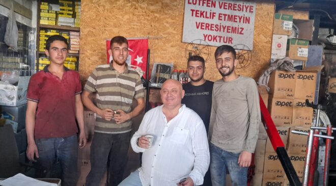 BAŞKAN ŞEVİK, SANAYİ ESNAFINI ZİYARET ETTİ