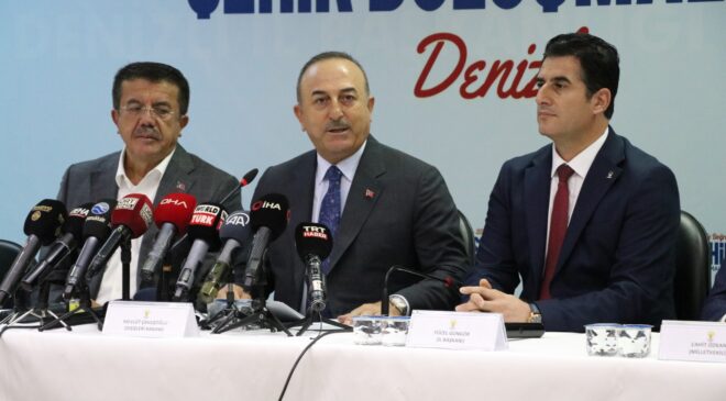 BAKAN ÇAVUŞOĞLU: ELİMİZ KOLUMUZ BAĞLI KALMAZ
