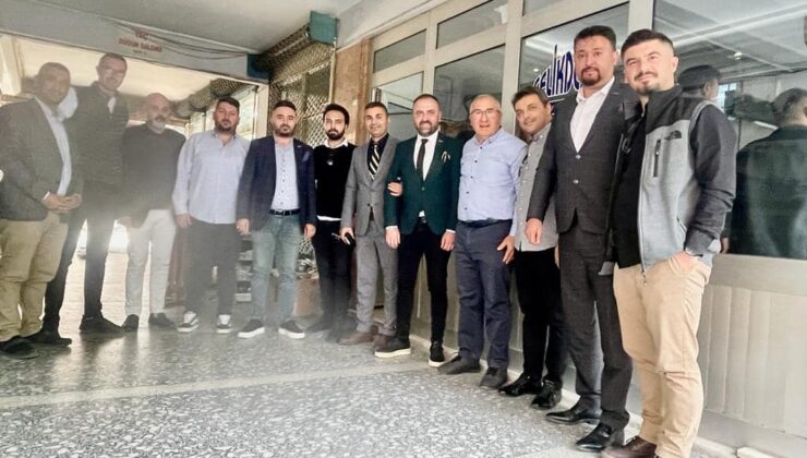 EMLAKÇILARDAN DESTEK ZİYARETİ