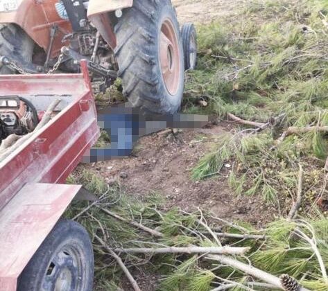 TRAKTÖRÜ DURDURMAK İSTERKEN CANINDAN OLDU