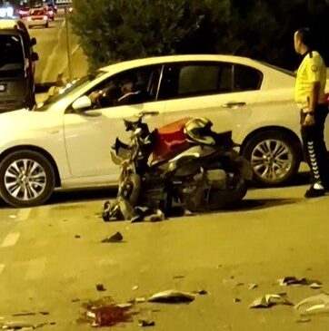 MOTOSİKLETLİ KURYE YAŞAM SAVAŞINI KAYBETTİ