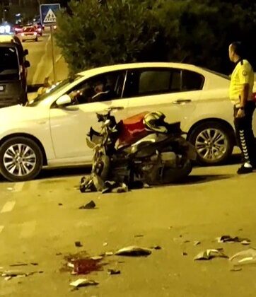 MOTOSİKLETLİ KURYE YAŞAM SAVAŞINI KAYBETTİ