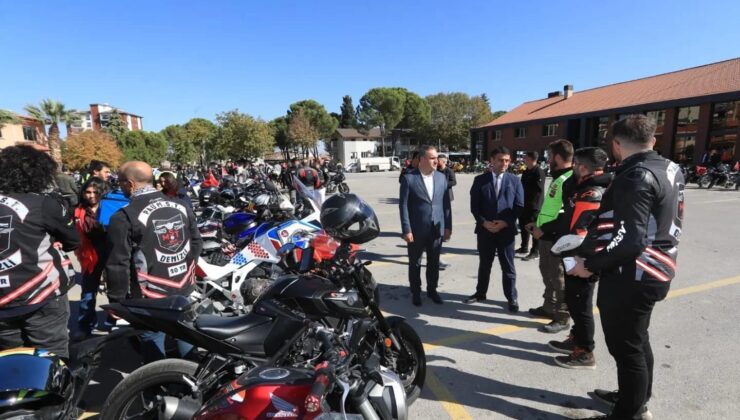 MOTOSİKLET TURU DÜZENLENDİ