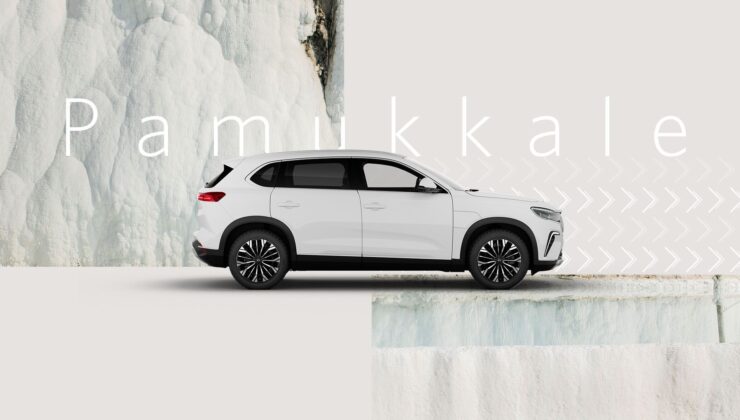 PAMUKKALE’NİN DOĞAL BEYAZI Togg MÜHENDİSLİĞİYLE BÜTÜNLEŞTİ