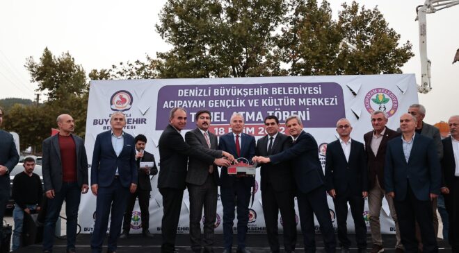 BÜYÜKŞEHİR’DEN ACIPAYAM’A DEV BİR YATIRIM DAHA 