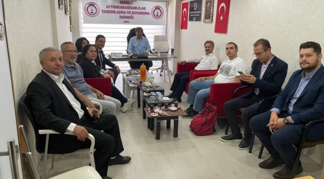 DEVA’DAN AFYONKARAHİSARLILAR DERNEĞİNE ZİYARET