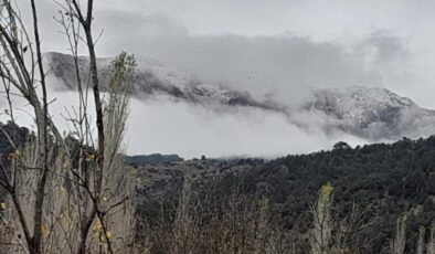 BOZDAĞ VE KARKIN DAĞI’NA İLK KAR DÜŞTÜ