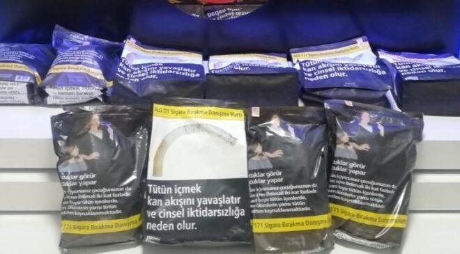 Kaçakçılık operasyonunda binlerce malzeme ele geçirildi