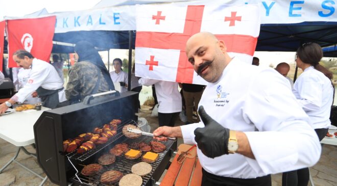 Dünyanın dört bir yanından gelen ünlü şefler, Pamukkale’de yarıştı