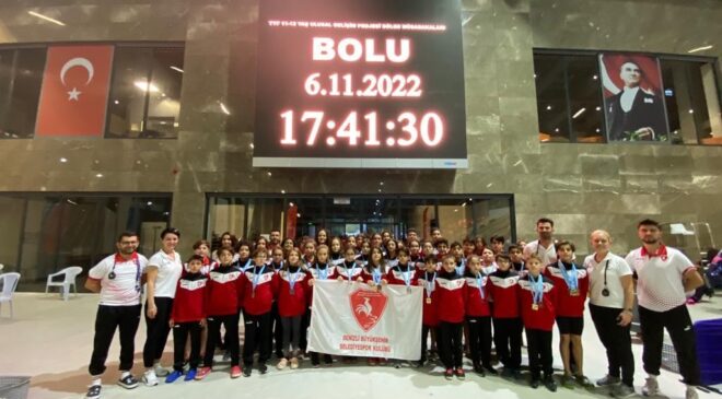 Büyükşehir yüzme takımı başarıya doymuyor