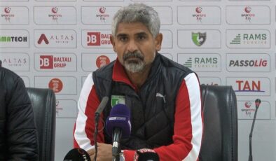 İSMET TAŞDEMİR: MAÇI ÇOK KAZANMAK İSTEDİK AMA OLMADI