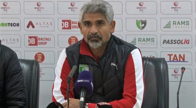 İSMET TAŞDEMİR: MAÇI ÇOK KAZANMAK İSTEDİK AMA OLMADI
