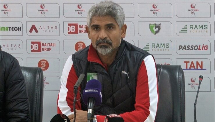 İSMET TAŞDEMİR: MAÇI ÇOK KAZANMAK İSTEDİK AMA OLMADI