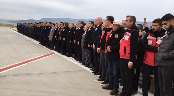 Afyonlu şehidin naaşı Denizli’ye ulaştı