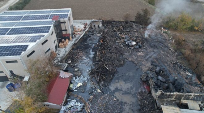 MİLYONLUK FABRİKADAN GERİYE HARABE KALDI