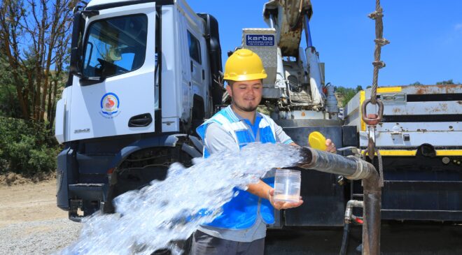 BÜYÜKŞEHİR DESKİ’DEN BELEVİ’YE YENİ SU KAYNAĞI
