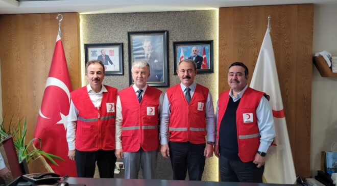 Milletvekili Şahin Tin, Türk Kızılay’ını ziyaret etti