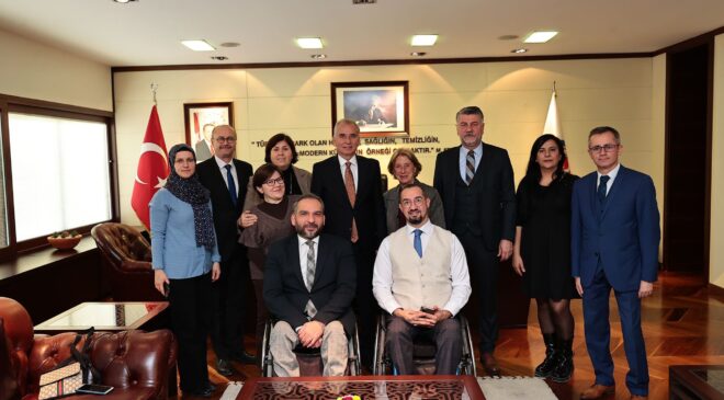 ENGELLİLER MECLİSİ’NDEN BAŞKAN ZOLAN’A ZİYARET