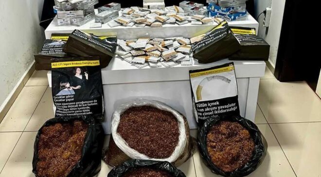 Tütün ve alkol kaçakçılığı yapan 3 şüpheli yakalandı