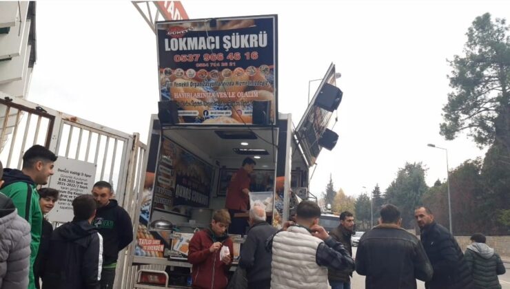 Denizlispor taraftarından lokma hayrı