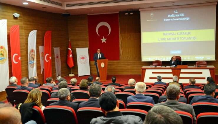 KURAKLIĞIN ARDINDAN KRİZ TOPLANTISI YAPILDI