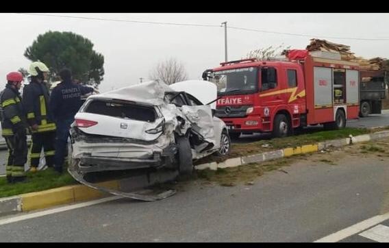 SARAYKÖY’DE TRAFİK KAZASI: 3 YARALI