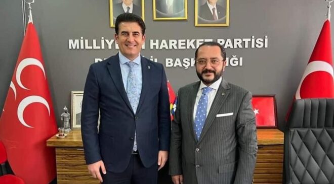 BAŞKAN GÜNGÖR’DEN BAŞKAN YILMAZ’A ZİYARET