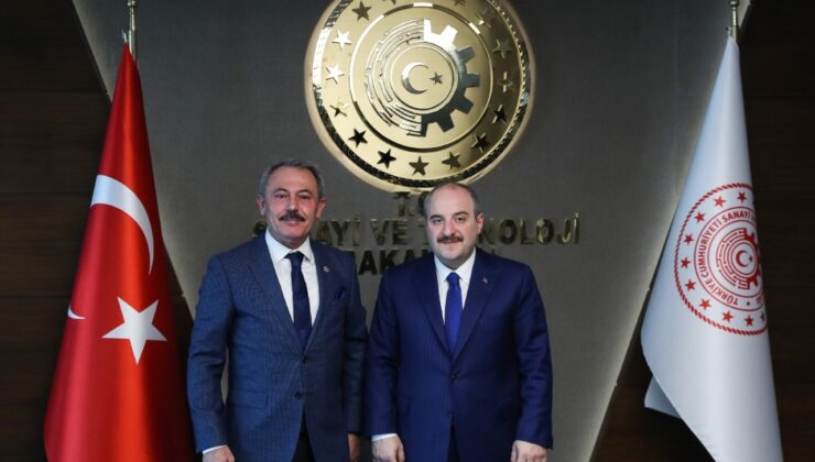 Milletvekili Şahin Tin, Sanayi ve Teknoloji Bakanı Varank’ı ziyaret etti:DESTEĞİNİ HEP YANIMIZDA HİSSEDİYORUZ