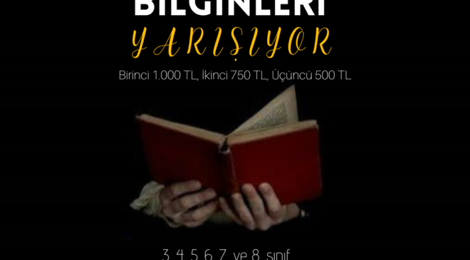 ÖDÜLLÜ KİTAP OKUMA YARIŞMASI BAŞLADI