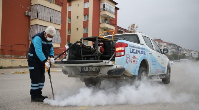 MERKEZEFENDİ’DE İLAÇLAMALAR DEVAM EDİYOR