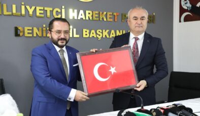 MHP İL BAŞKANLIĞINDA BAYRAK DEĞİŞİMİ