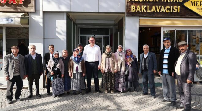 AYDOĞDULULARDAN BAŞKAN İNAMLIK’A TEŞEKKÜR