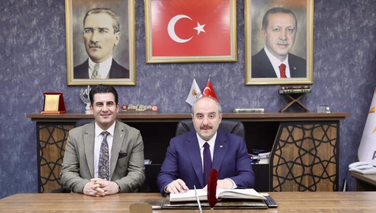 BAKAN VARANK, AK PARTİ İL BAŞKANI GÜNGÖR’Ü ZİYARET ETTİ