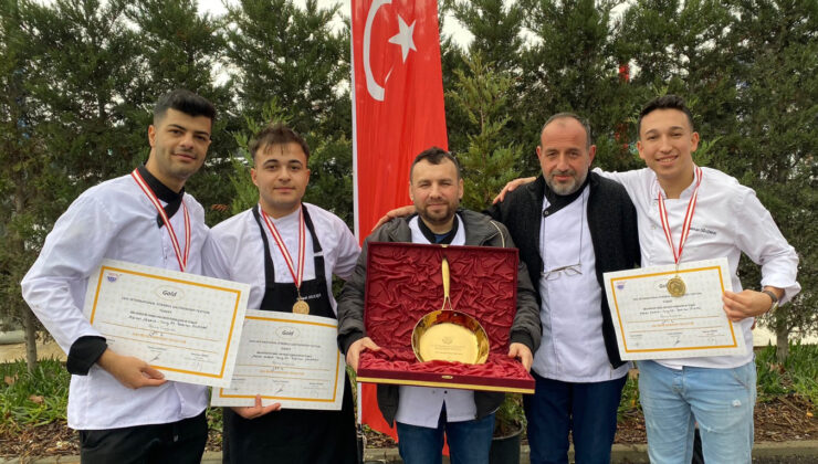 AŞÇILIK ÖĞRENCİLERİ MADALYALARI TOPLADI